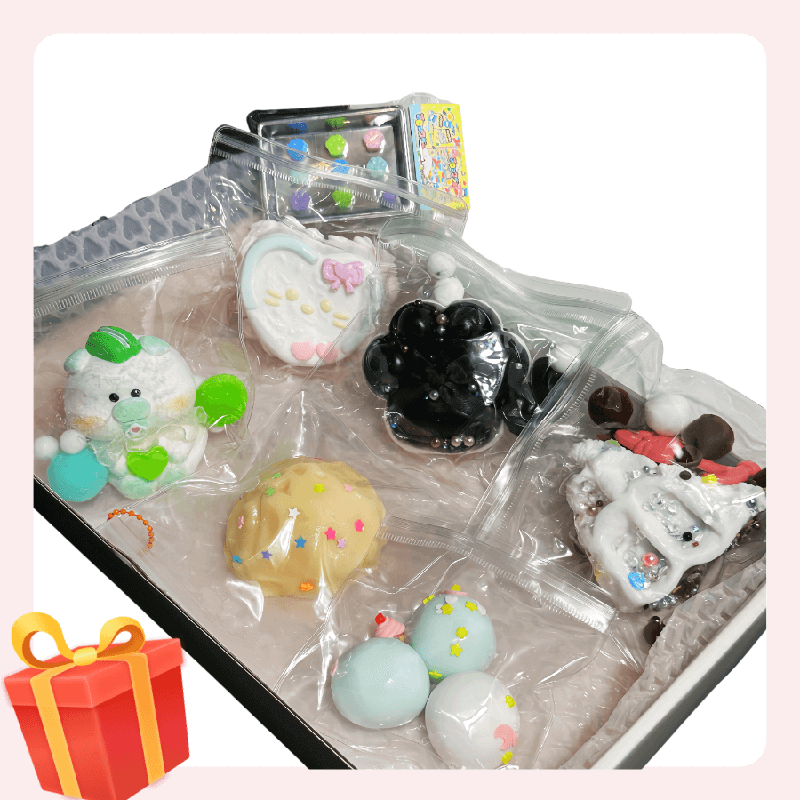 Squishy Toy Discount Gift Box 7 Pieces - Style B