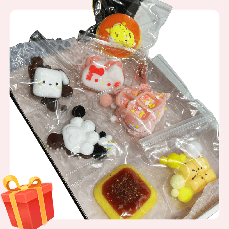 Squishy Toy Discount Gift Box 7 Pieces - Style C