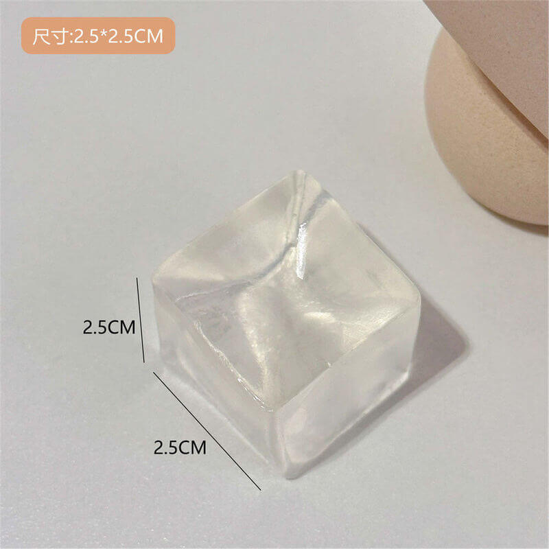 Transparent Ice Cube Squishy(Four In One)