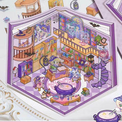 Wonderful Shop DIY 3D Scene Stickers 4 Cute Miniature Scenes-Amusement park