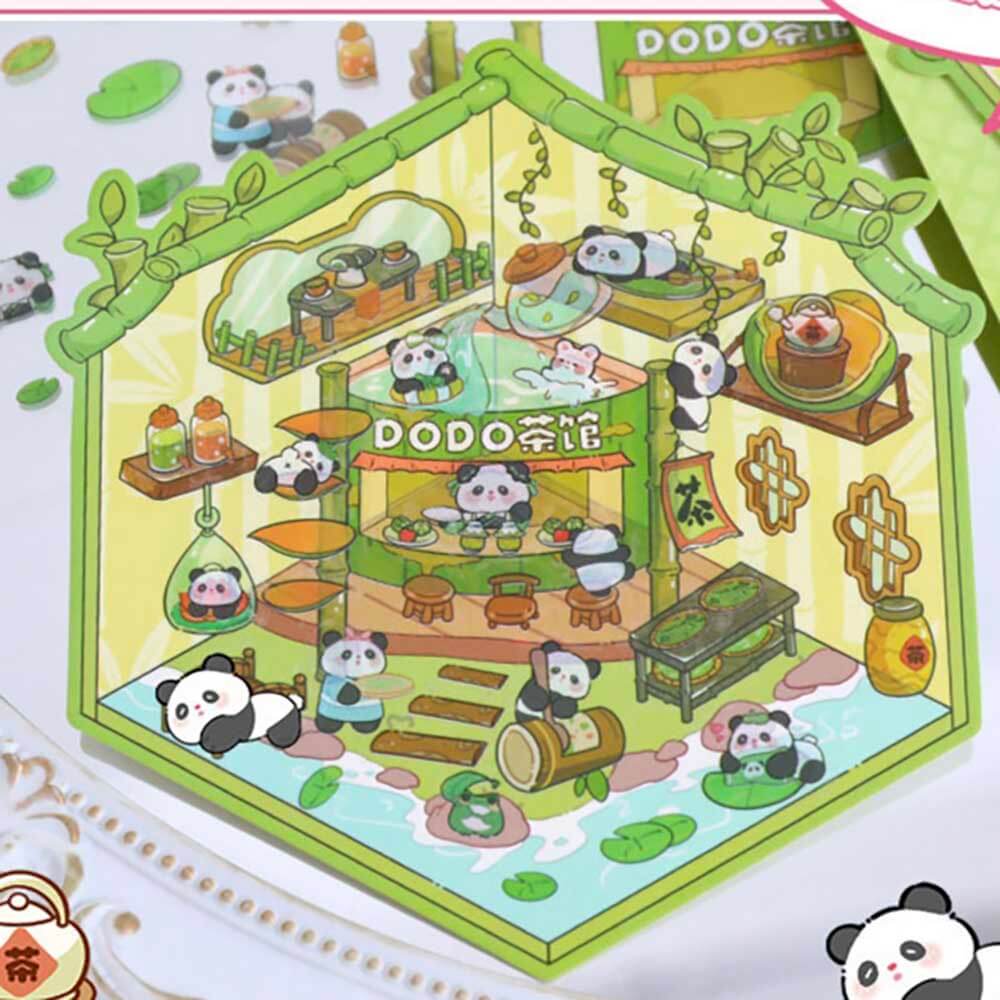 Wonderful Shop DIY 3D Scene Stickers 4 Cute Miniature Scenes-Amusement park