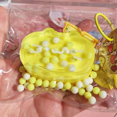 Yellow Clear Cheese Cat Squishy