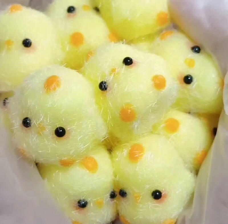 Yellow Cute Mini Chicken Squishy