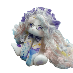 Hand Painted Castle Princess Bunny Squishy doll