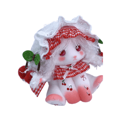 Red Cherries Bunny Squishy Doll