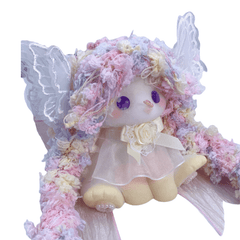 Pink And Purple Butterfly Fairy Bunny Squishy Doll