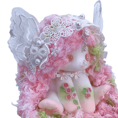 Pink Butterfly Fairy Bunny Squishy Doll