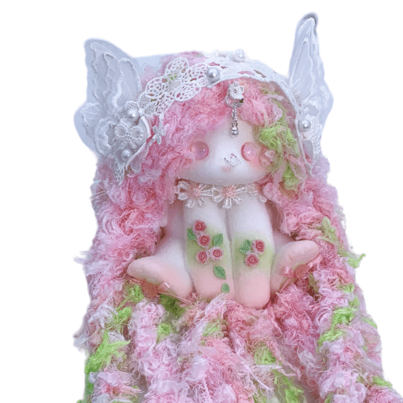 Pink Butterfly Fairy Bunny Squishy Doll