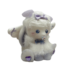 Purple Angel with Pacifier Bunny Squishy doll