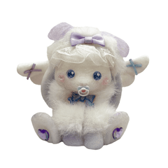 Purple Angel with Pacifier Bunny Squishy doll