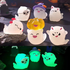 (Halloween) Mini Resin Luminous Ornament（Two In One）